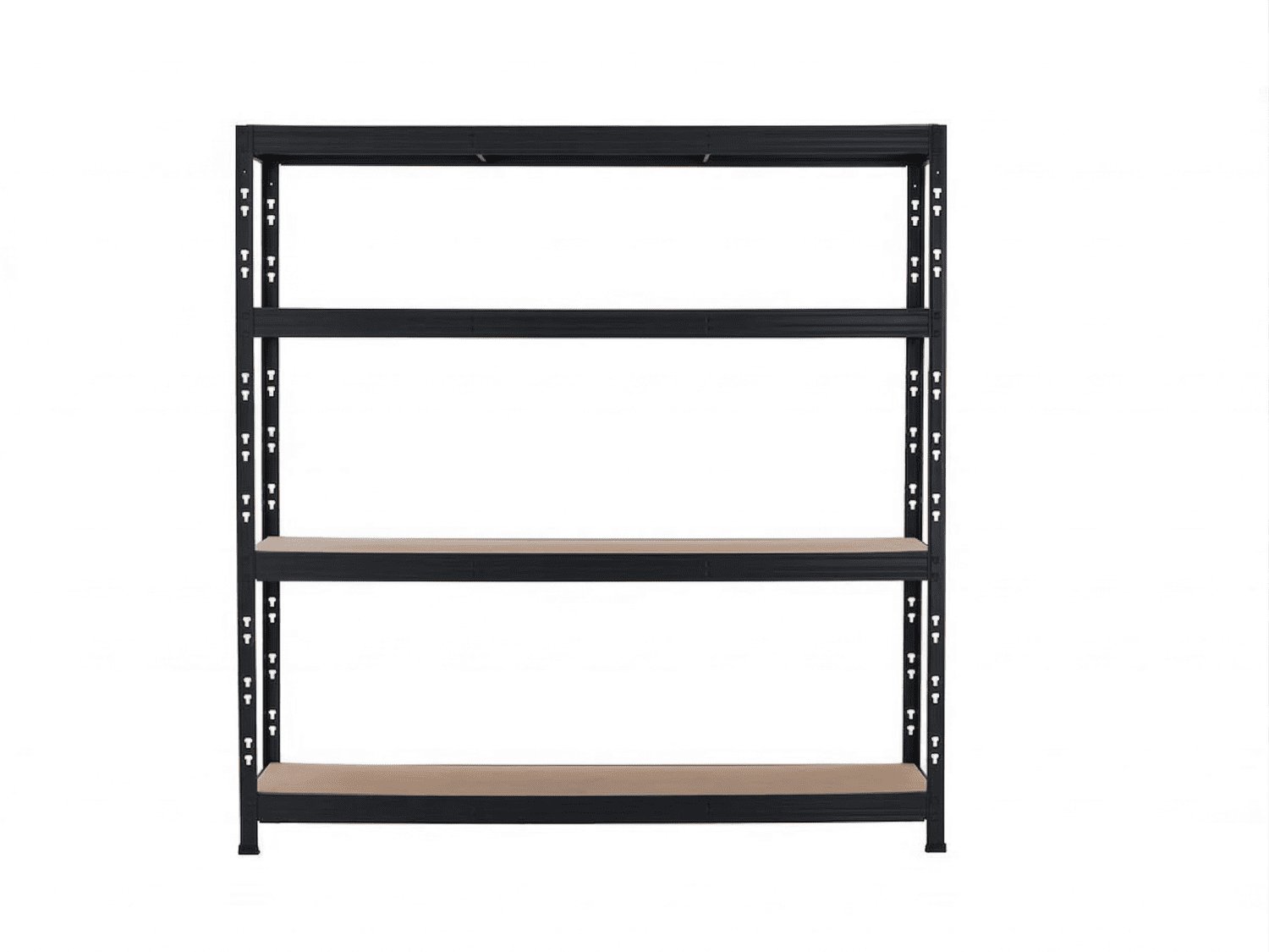 Vysokozátěžový regál 4 - policový lakovaný 180x120x60 450Kg/police,černá