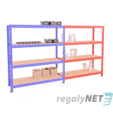 Nekonečný průmyslový regál 3 - policový 200x160x80  800Kg/police