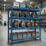 Nekonečný průmyslový regál 4 - policový 200x240x80  800Kg/police