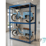 Přístavek (doplňkový modul) k regálu 3 - policový 200x200x60  800Kg/police