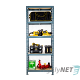 Skladovací nekonečný regál 5 - policový 200x90x30  200Kg/police